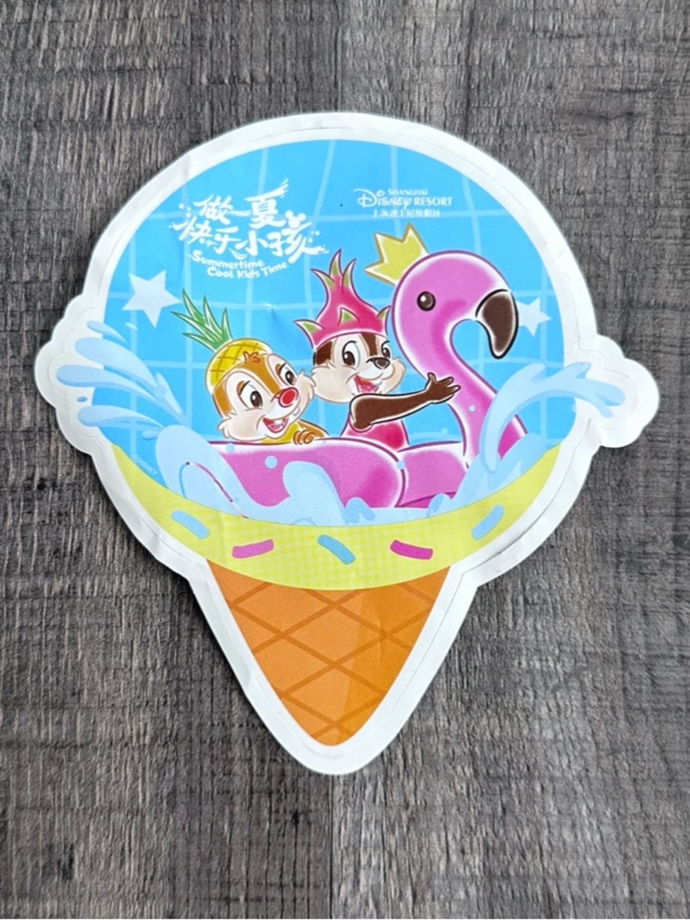 💞 New Collectible Chip 'n' Dale Flamingo Sticker from Shanghai Disney Resort